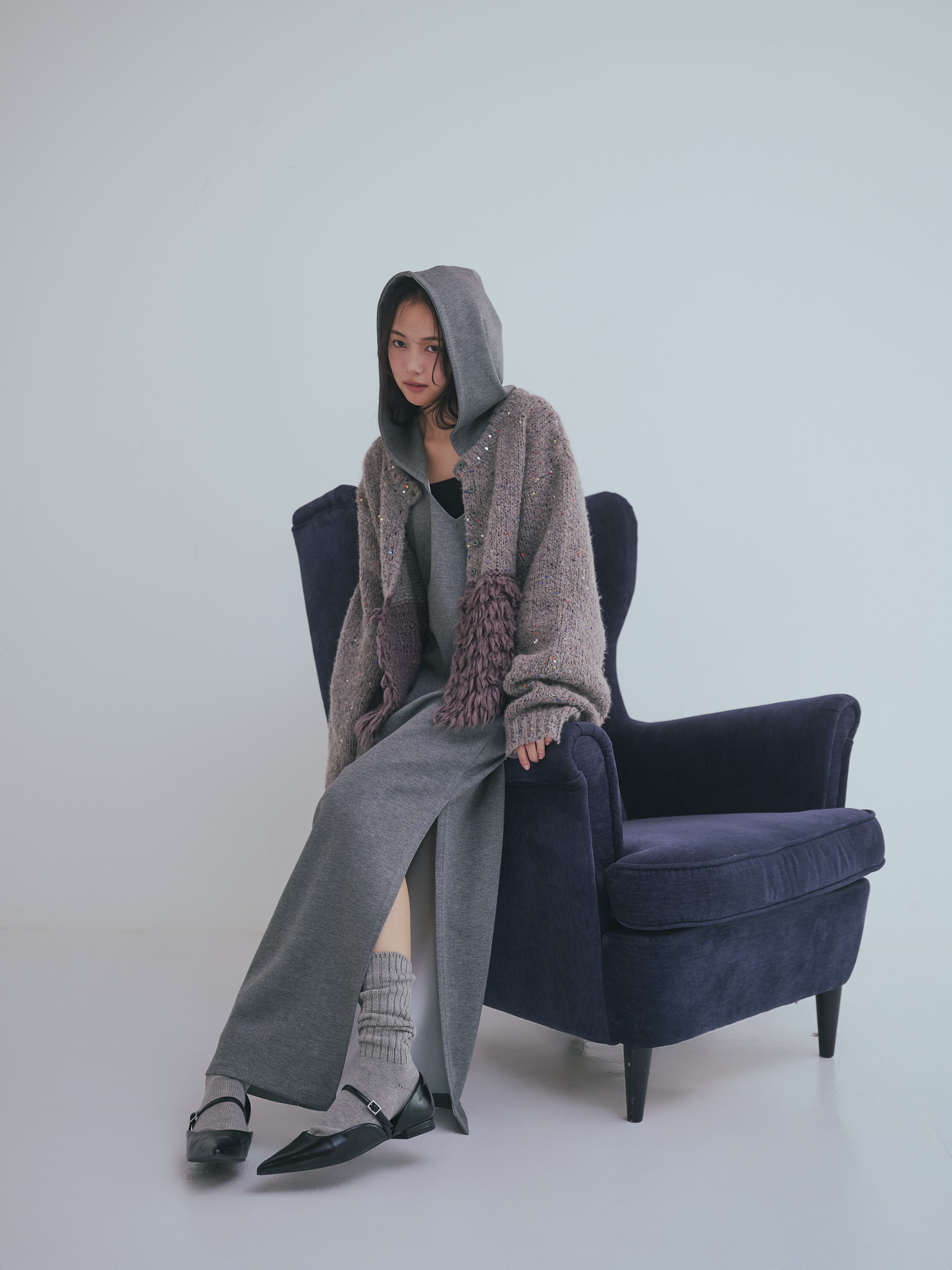 fringe design gritter knit – andequal