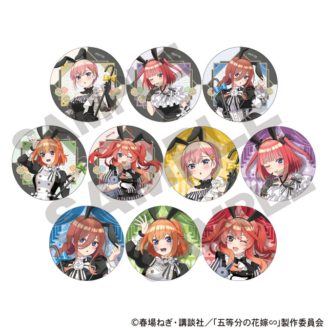 五等分の花嫁∽」二乃、三玖、四葉のモノクロバニードレスが