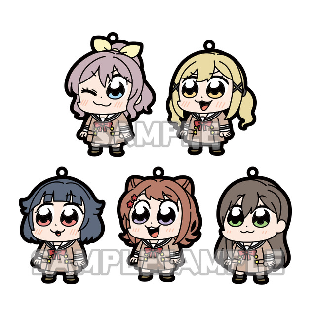 バンドリ！」と大川ぶくぶがコラボ！ 6バンド計30名をキュートに描き