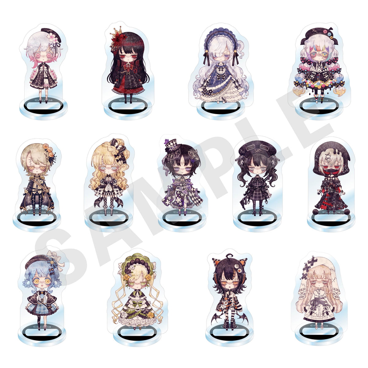 全種セット】「魔法少女ノ魔女裁判」トレーディング ミニミニアクリル