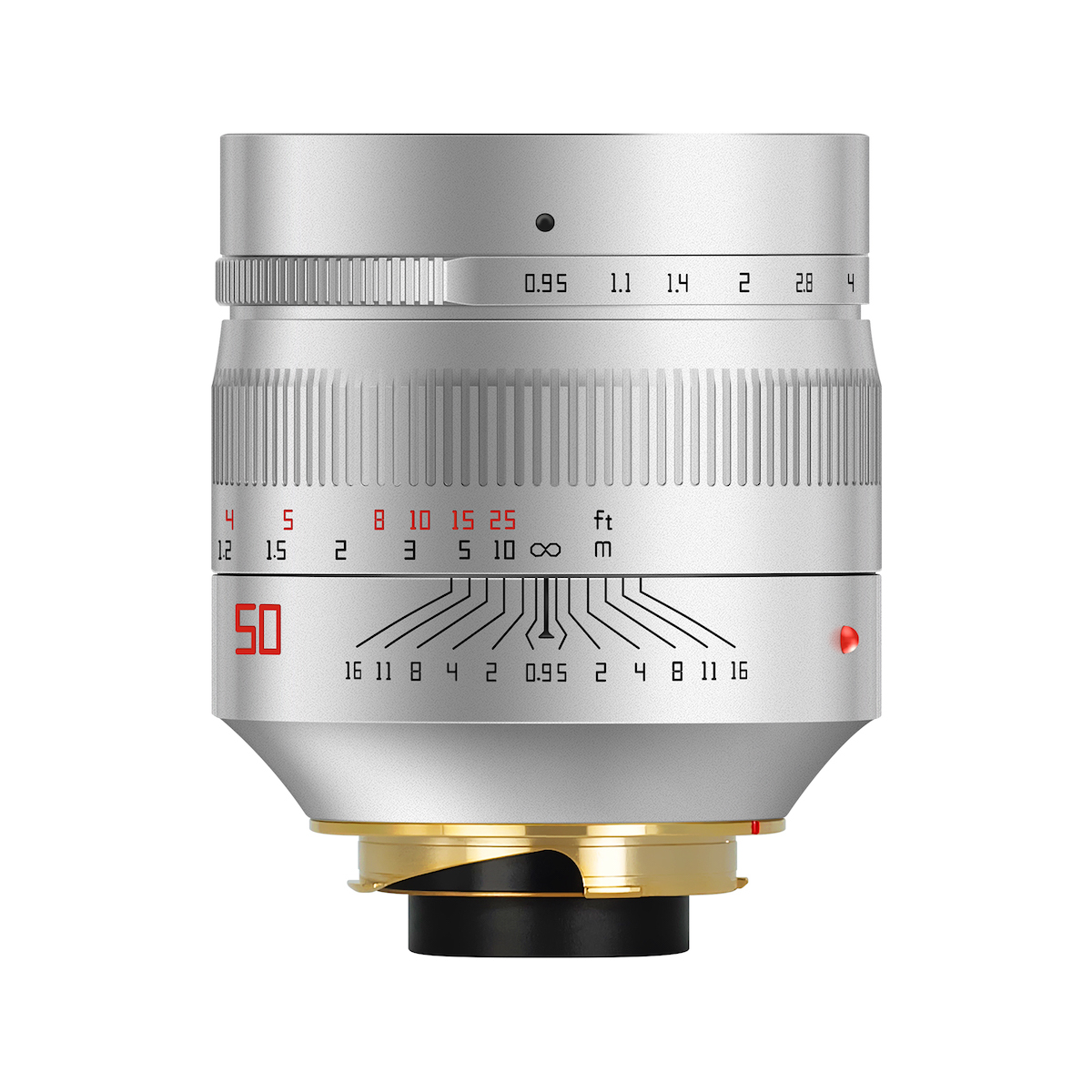 銘匠光学が「TTArtisan 50mm f/0.95 ASPH シルバーモデル」を正式発表