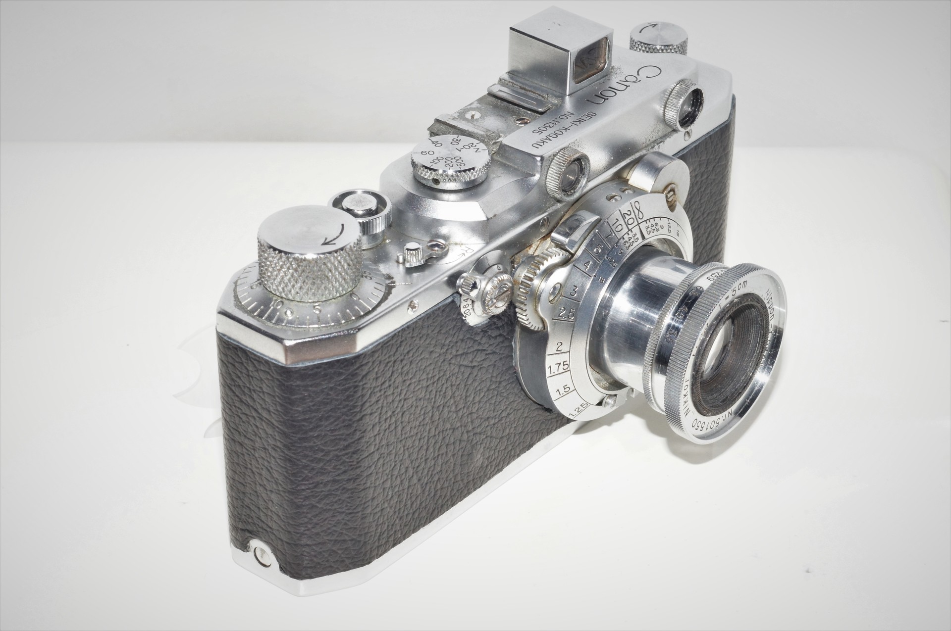 精機キャノンS型スロー付き＋ニッコール5cmF3.5 Seiki Canon S +