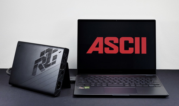 ASCII.jp：ROG Flow X13 実機レビュー = 8コア最速モバイルノートにGPU