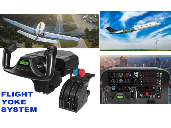 ASCII.jp：気分はもうパイロット リアルなフライトヨークとスロットル