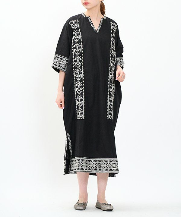 ペタペタ刺繍たっぷりOP | AS KNOW AS オンラインショップ