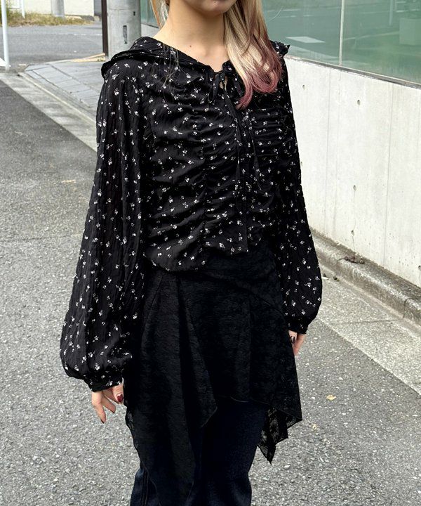 花柄フリルカラーBL | AS KNOW AS オンラインショップ