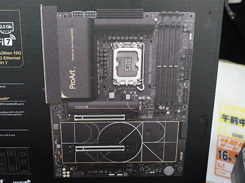 Core Ultra対応のクリエイター向けマザー「ProArt Z890-CREATOR WIFI