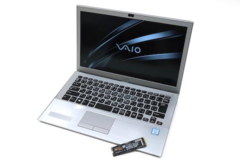 VAIO S13のSSDを1TB NVMe SSDに換装、空き容量を気にせず快適運用