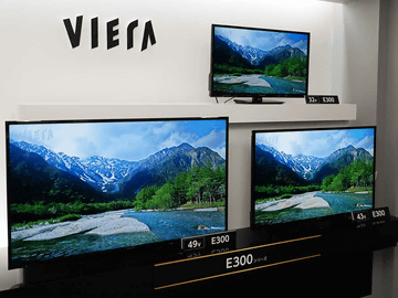 パナソニック、Wチューナのシンプルな43/32型液晶テレビ「VIERA F300