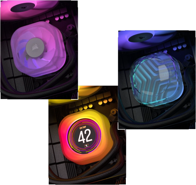 iCUE LINK TITAN 360 RX LCD 水冷式 CPU クーラー