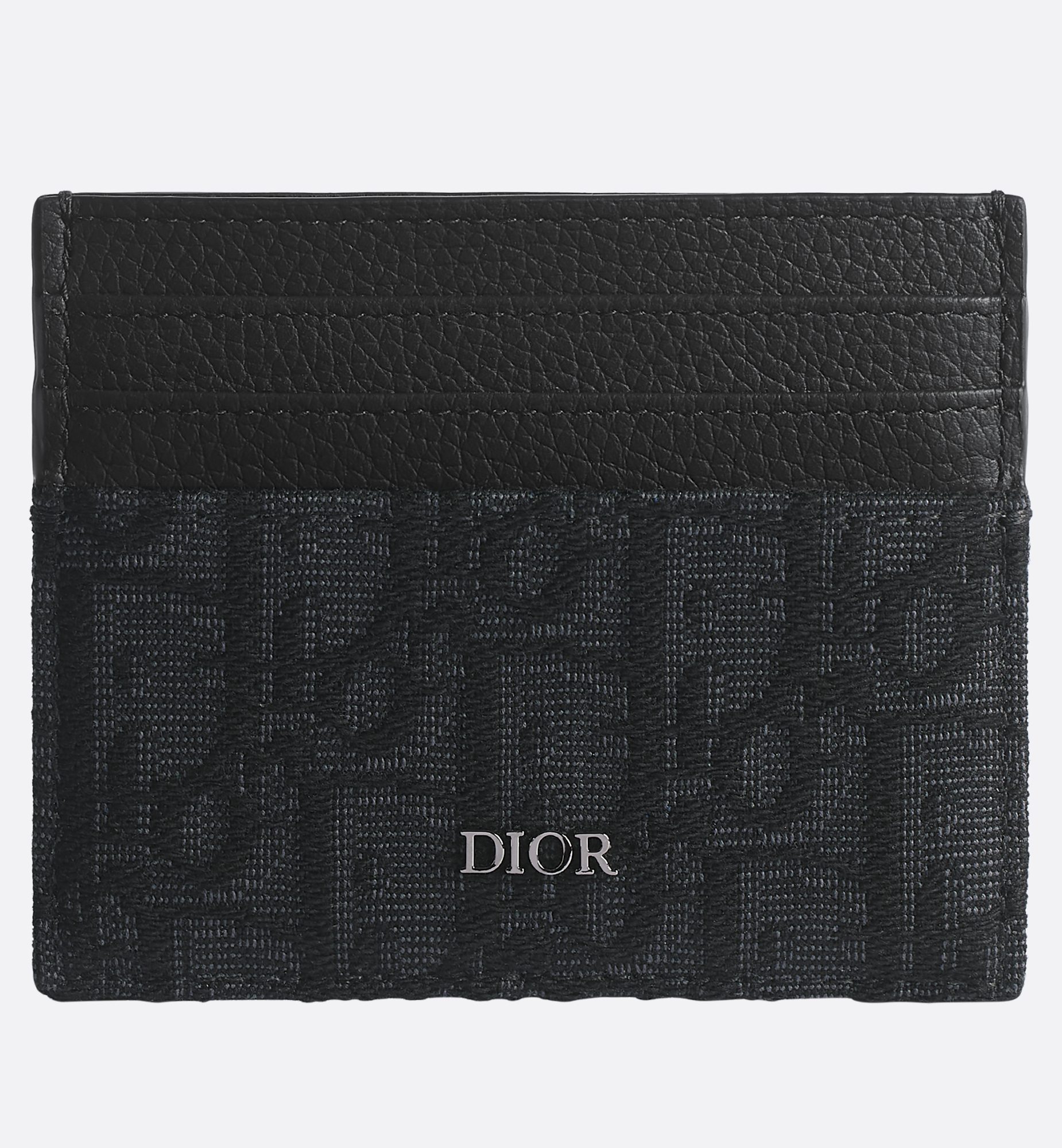 DIOR | カードホルダー ディオール オブリーク ジャカード & グレ