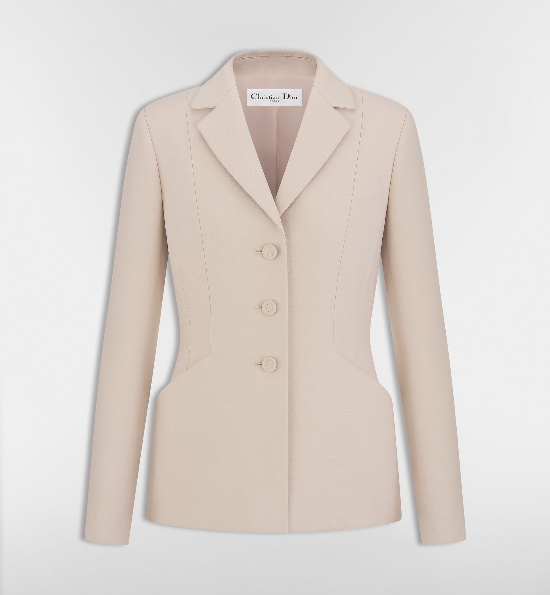 DIOR | 30 Montaigne バージャケット シングルブレスト ウール & シルク