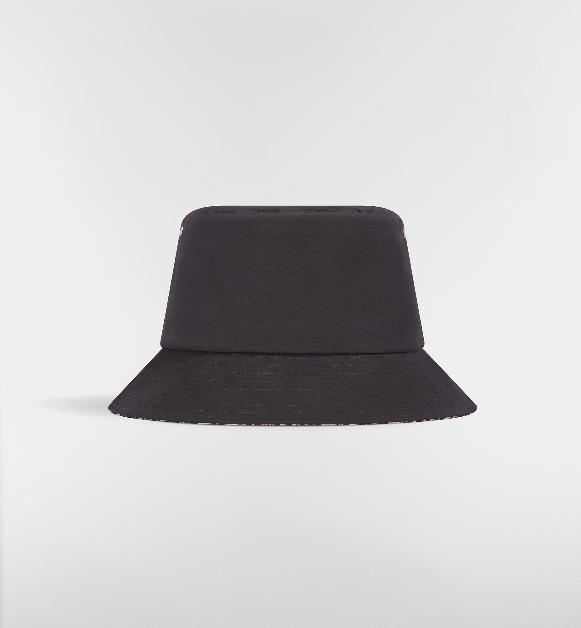 Reversible Teddy-D Small Brim Bucket Hat Black Cotton Blend | DIOR
