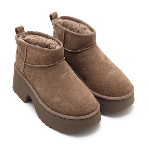 UGG W CLASSIC ULTRA MINI NEW HEIGHTS CHESTNUT （アグ クラシック