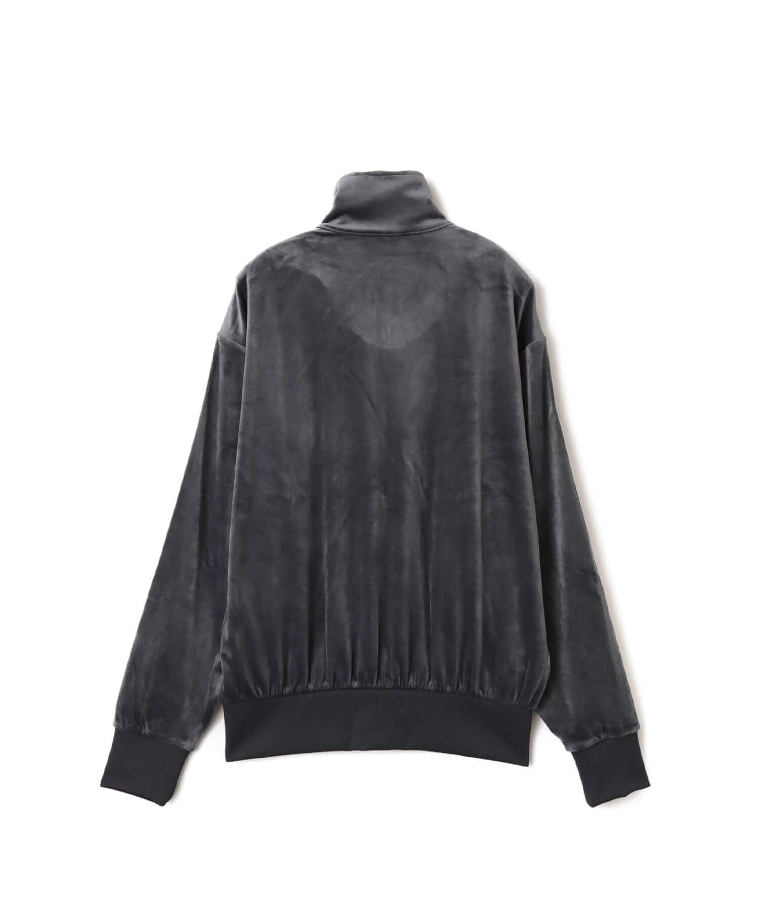adidas FIREBIRD VELOUR TRACK TOP ダークグレー（アディダス