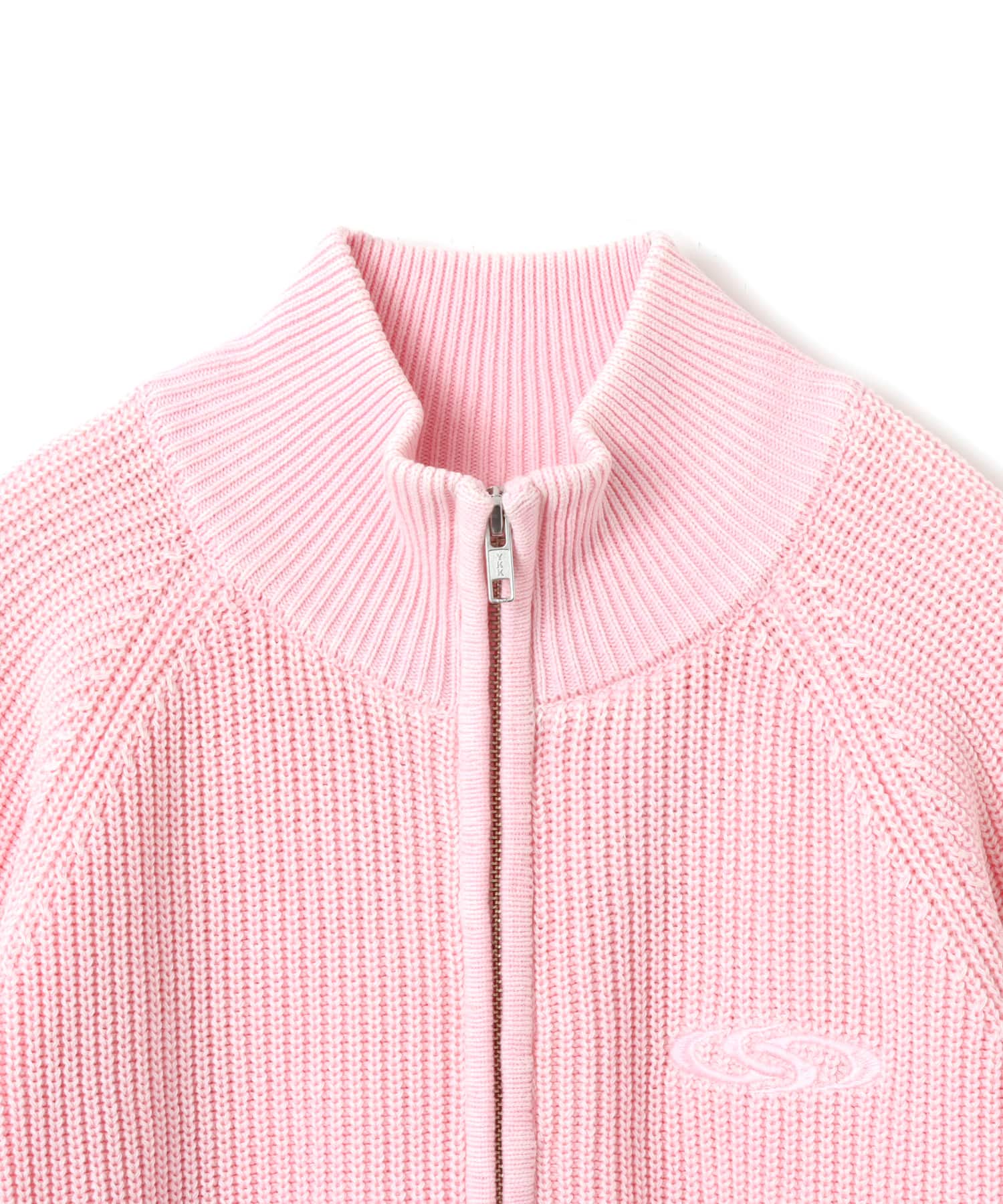 atmos pink Washed Zip Up Knit PINK（アトモス ピンク ウォッシュ