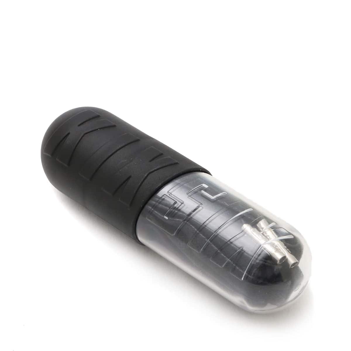 KIXSIX WAXED SHOELACE (CAPSULE) BLACK/silver | atmos（アトモス