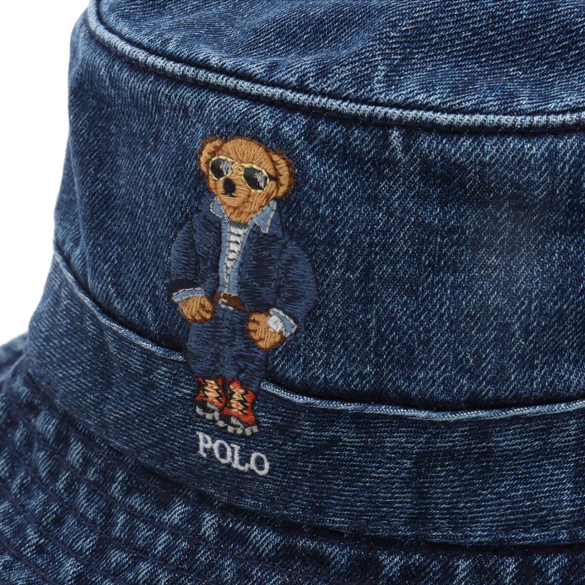 POLO RALPH LAUREN POLO BEAR BUCKET-HAT BLUE （ポロ ラルフ ローレン