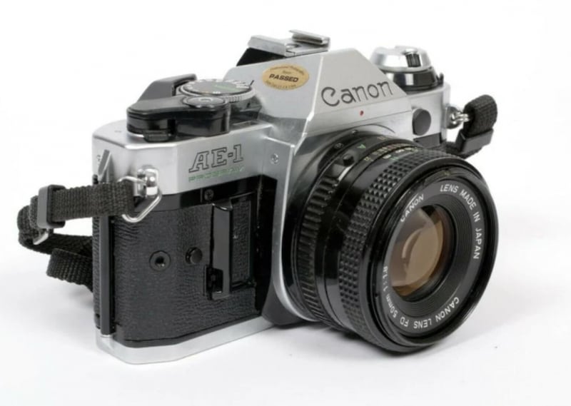 CANON A-1/AE-1/AE-1 Program 35mm SLR Film Camera with FD 50mm F1.8