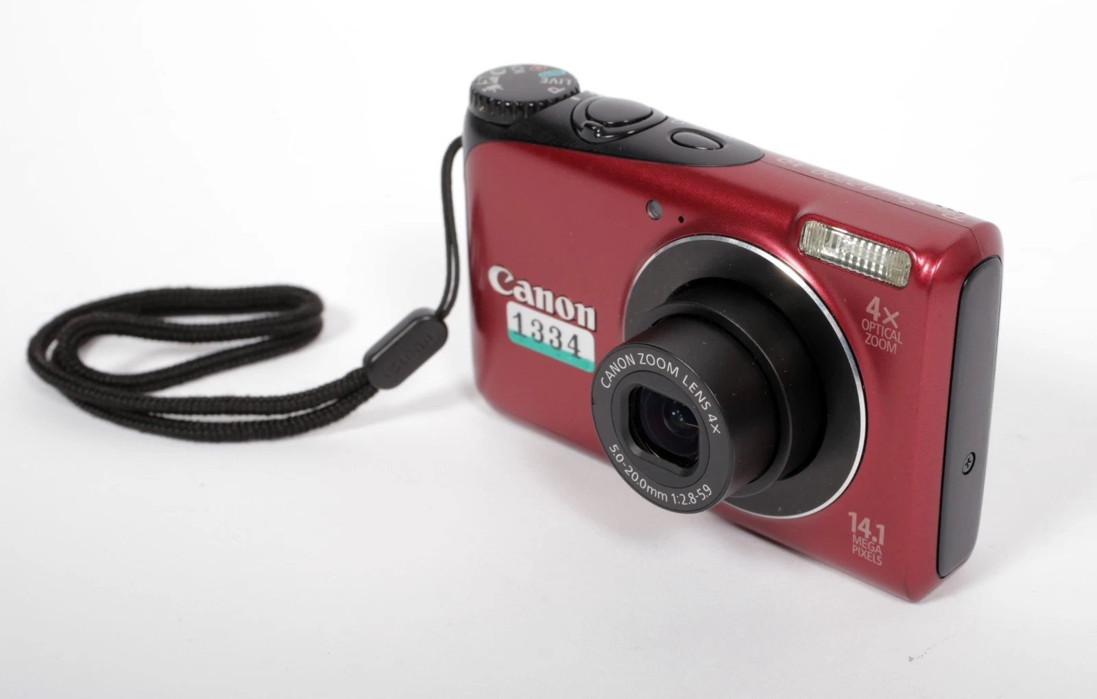 Canon PowerShot RED A2200 14.1MP Compact Digital Camera + new