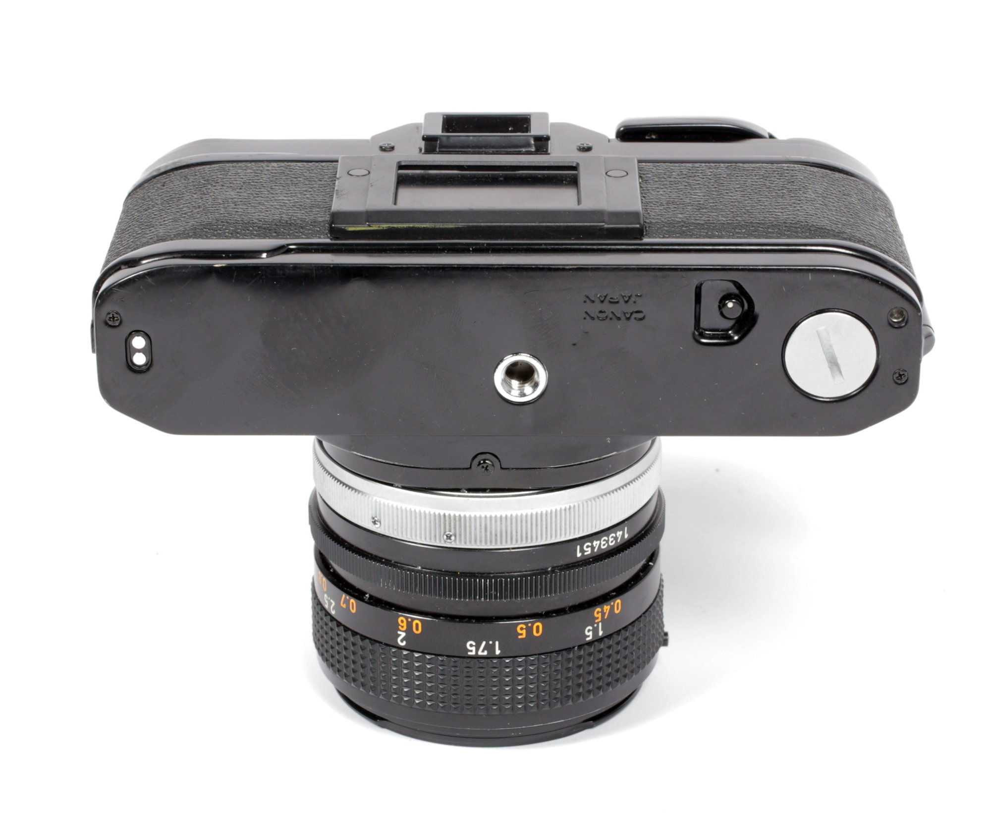 BLACK CANON AE-1 35mm SLR Film Camera with 50mm F1.4 Lens | CatLABS