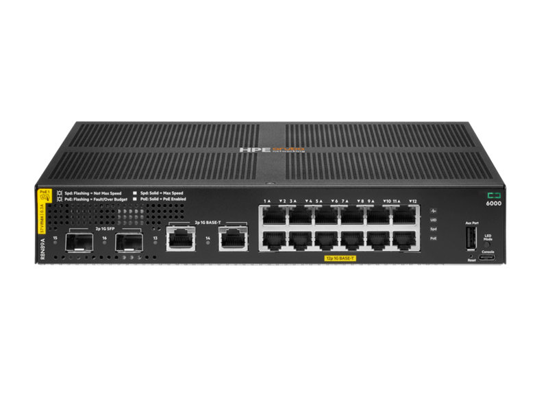 HPE Aruba Networking CX 6000 12G 139W Switch (R8N89A) | HPE Store