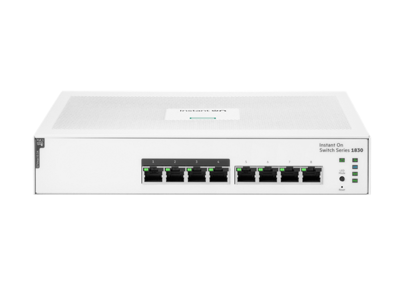 HPE Networking Instant On Switch 8p Gigabit CL4 PoE 65W 1830 | HPE