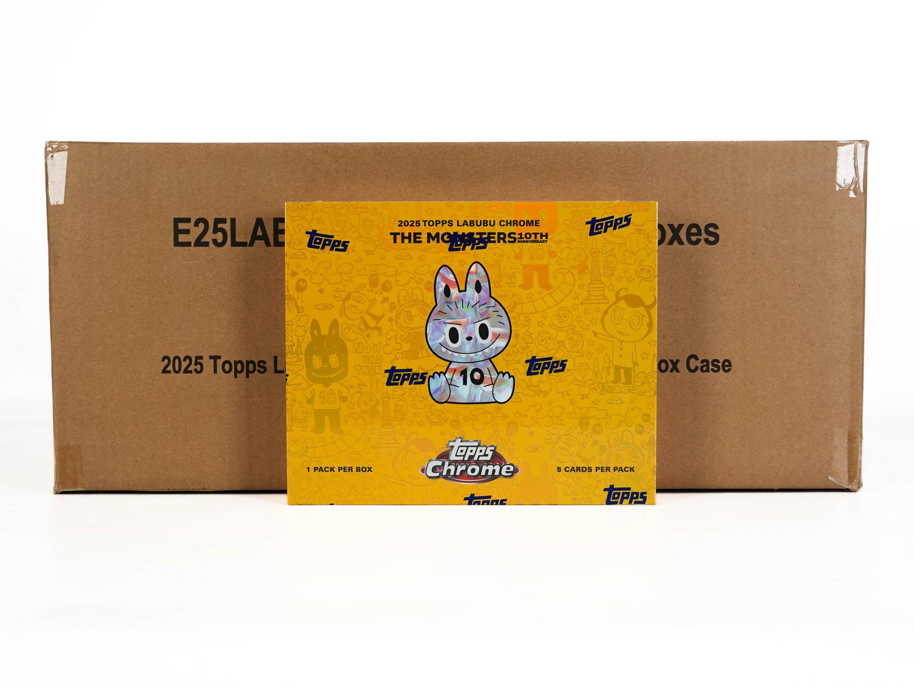 2025 Topps Labubu Chrome 20-Box Case | DA Card World