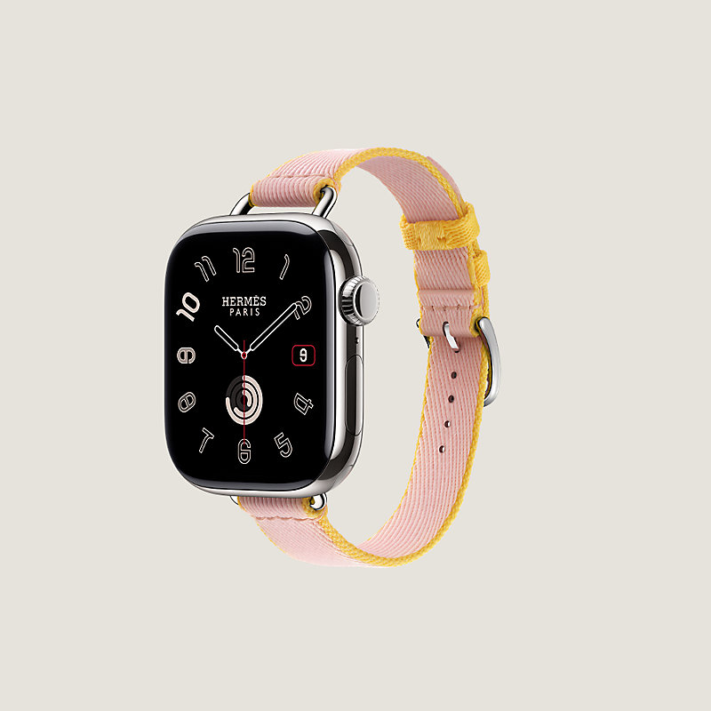 Band Apple Watch Hermès Single Tour 42 mm Twill Jump Attelage
