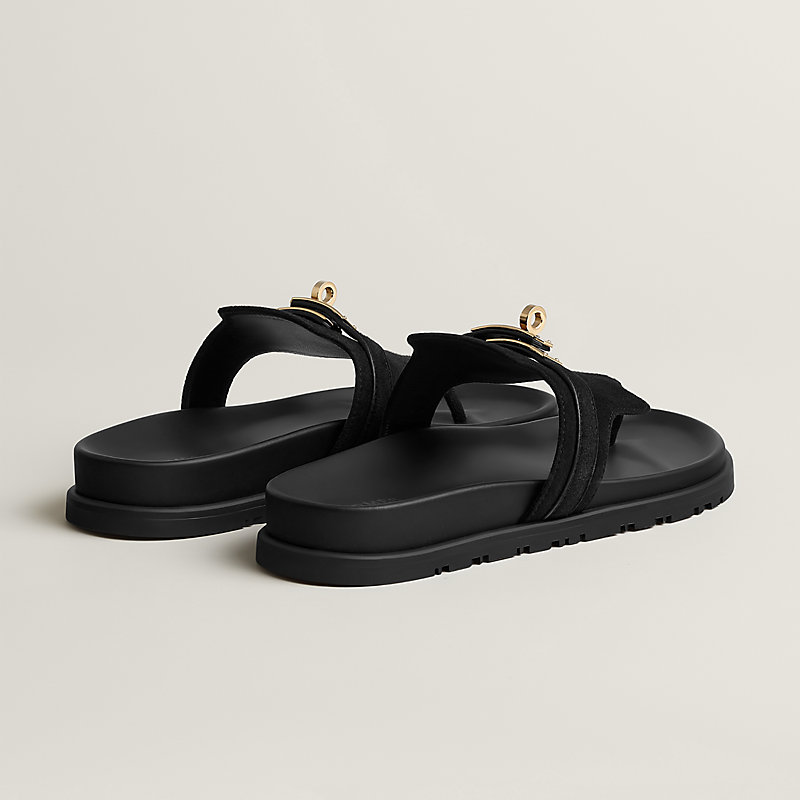 Empire sandal - Black | Hermès Canada