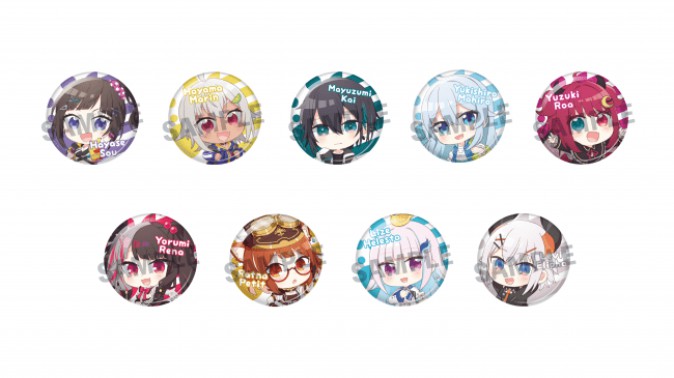 ライバー29名がデフォルメグッズに「にじさんじぷち」第2弾発売 - MoguLive