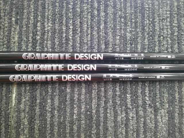 中古 シャフト グラファイトデザイン RAUNE WEDGE w115（WEDGE）3本