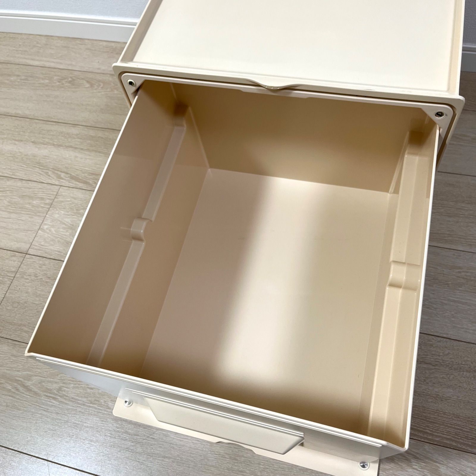 た70)タッパーウェア スーパーチェストミニ 1段引出し Tupperware収納