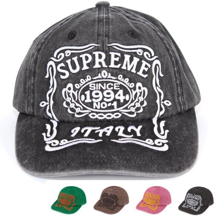 Supreme シュプリーム イタリー 6パネル キャップ フリーサイズ Italy