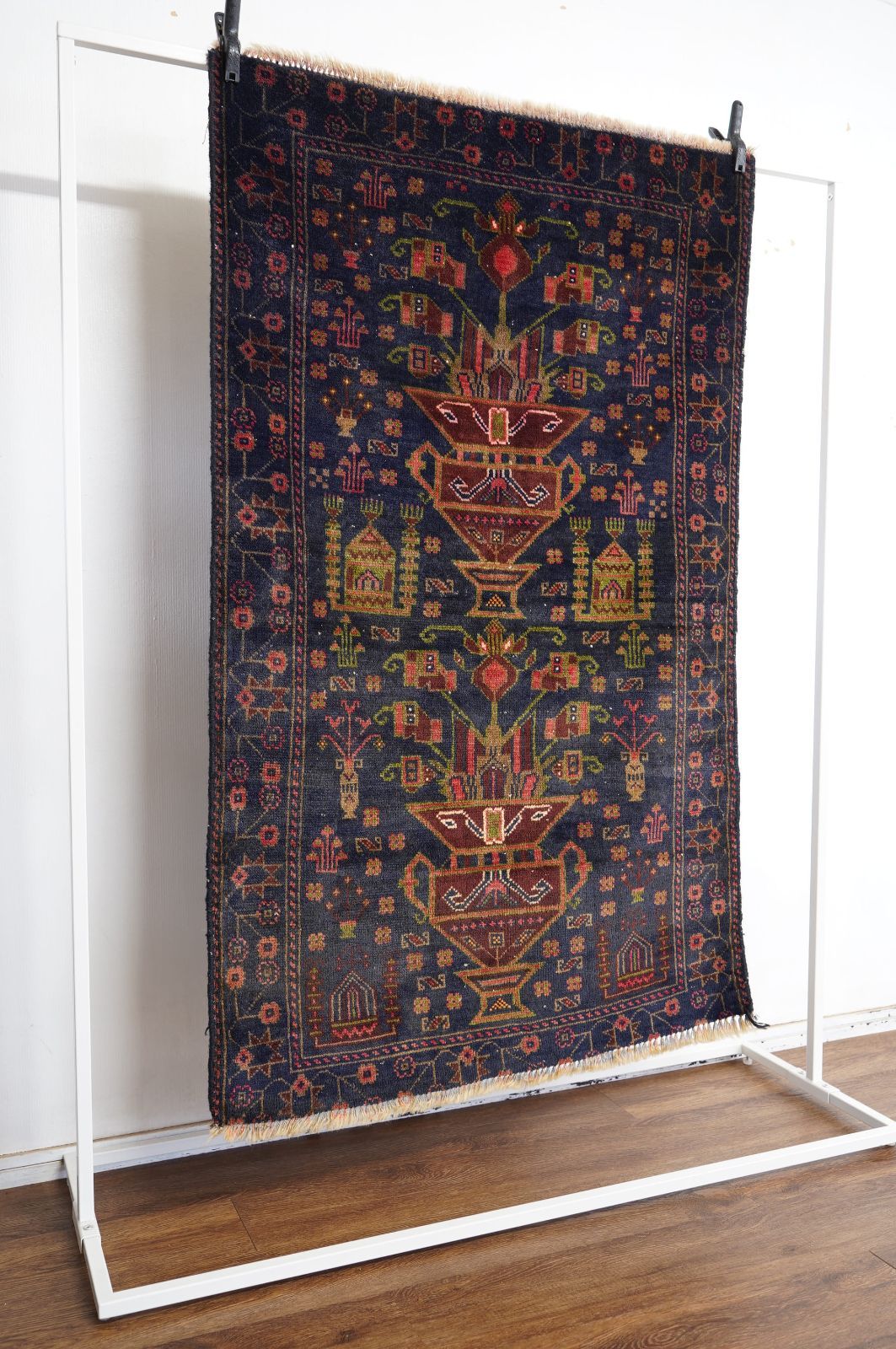 ヴィンテージラグ トライバルラグ ヴィンテージラグ アフガン バルーチ