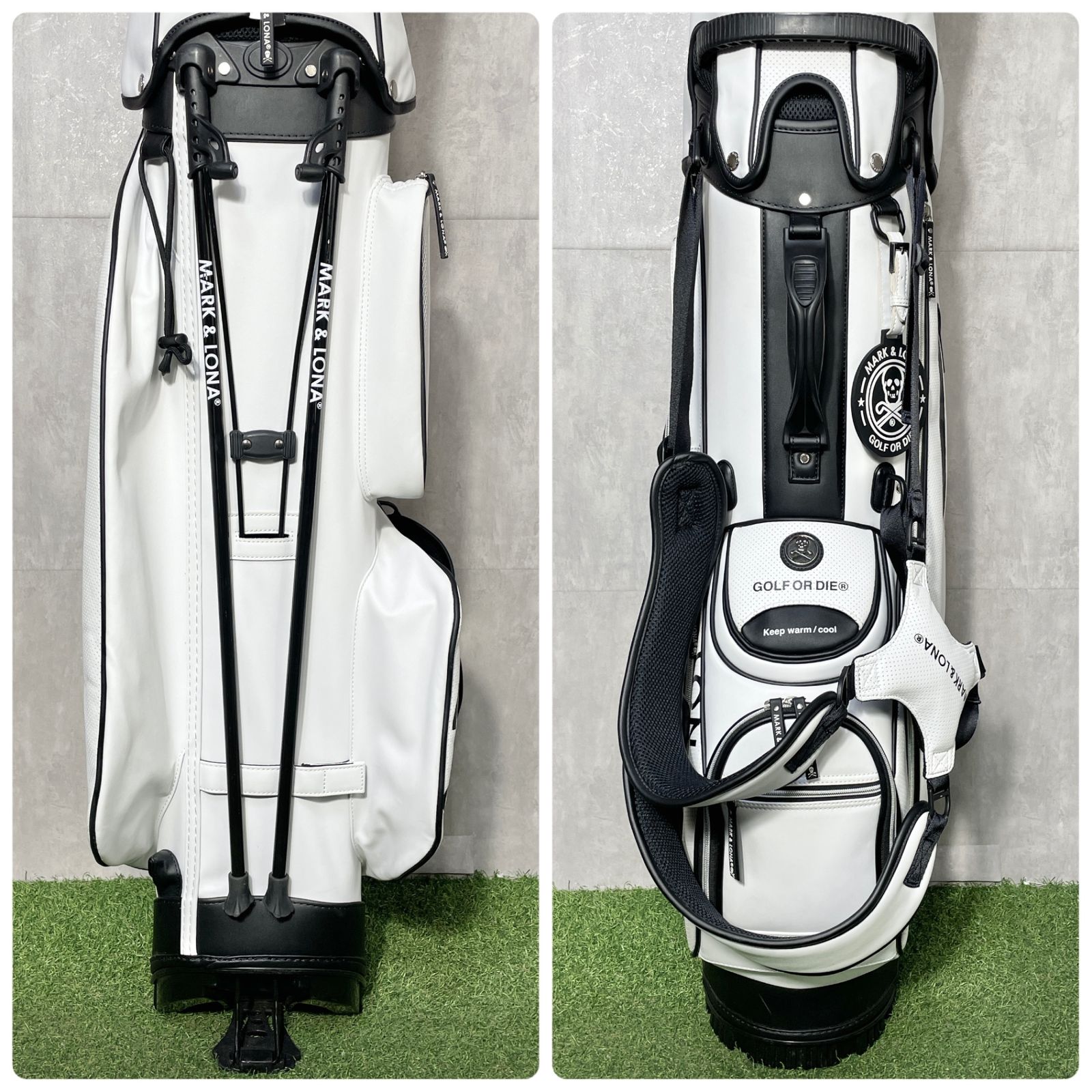 激レア】MARK&LONA マークアンドロナ キャディバッグ ゴルフバッグ