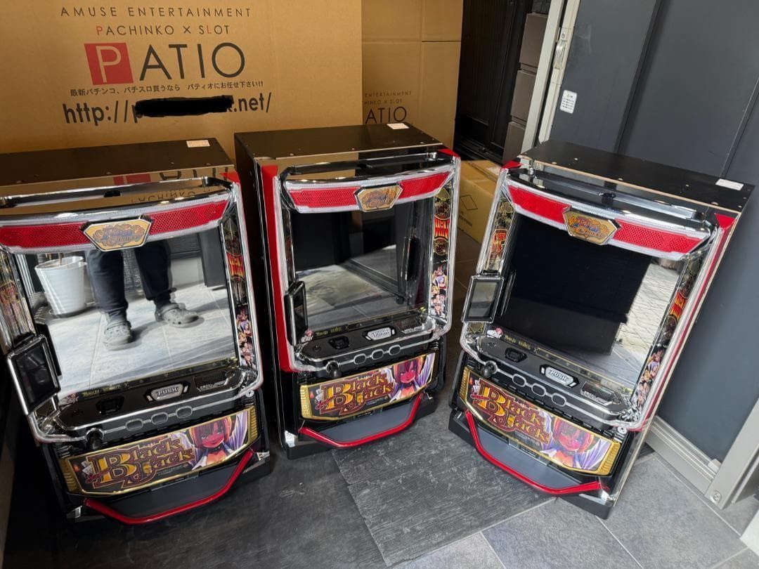 パチスロ実機 スーパーブラックジャック スマスロユニット付 パチスロ