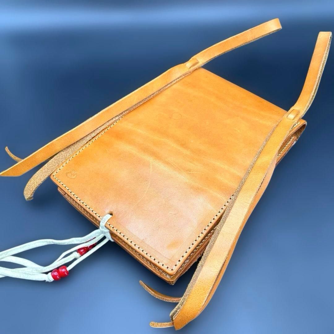 REDMOON メディスンバッグ 袋・ギャランティ付き 本革レザー コンチョ