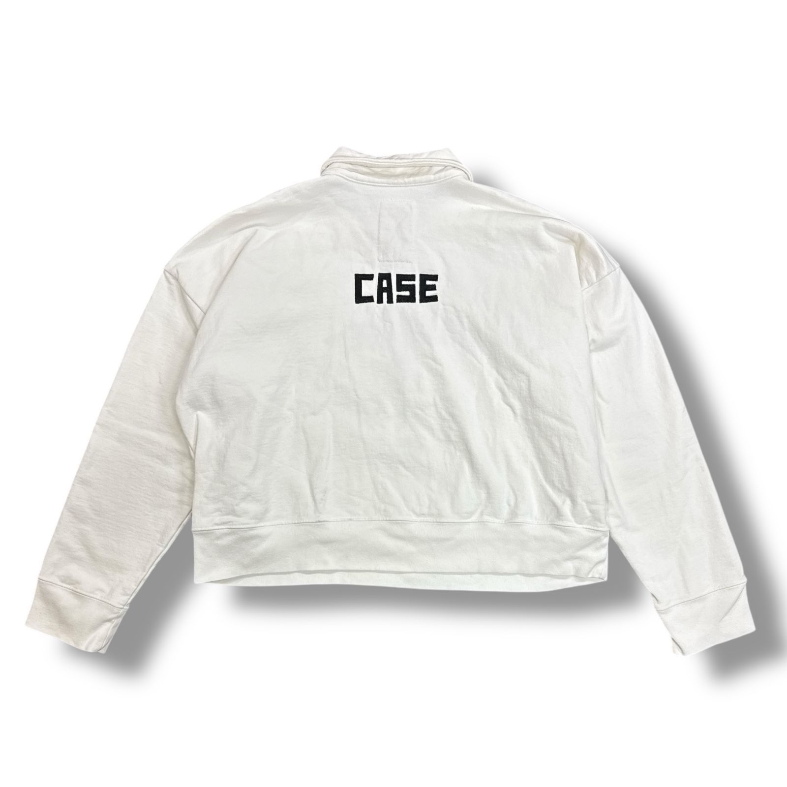 参考上代29700円 Basketcase quarter zip sweat クウォータージップ