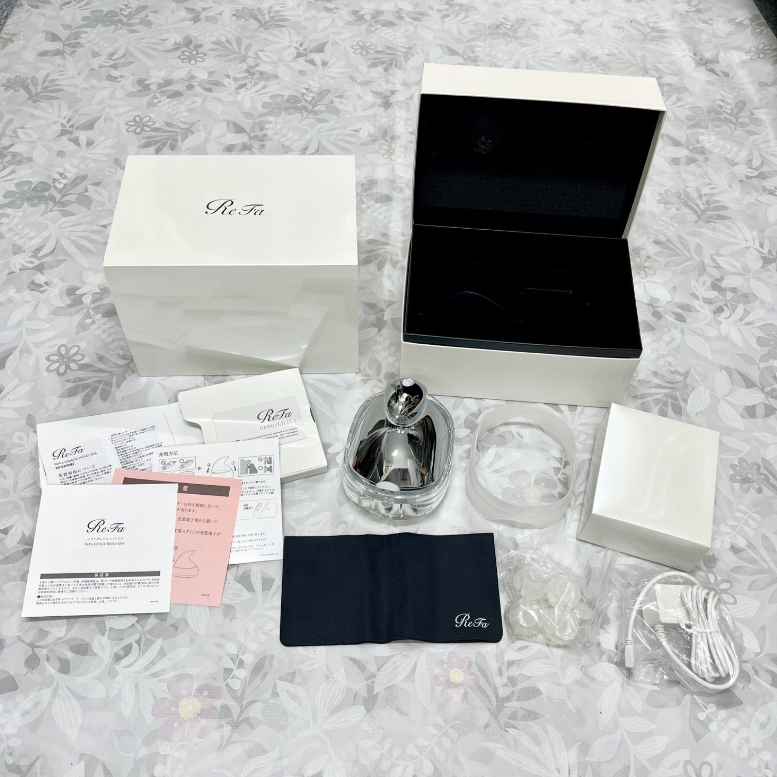 美品 リファ グレイスヘッドスパ ReFa GRACE HEAD SPA 充電スタンド水