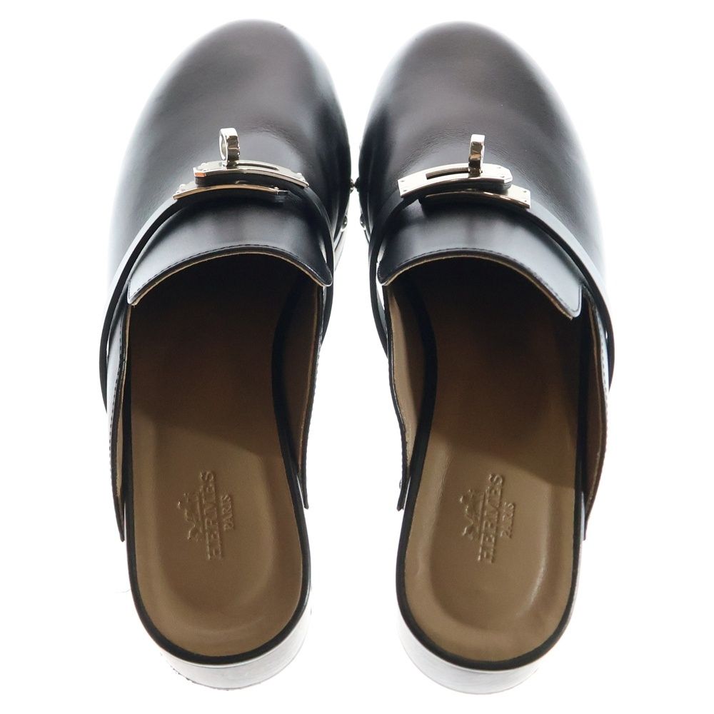 HERMES (エルメス) カルロッタ ケリー レザー サボ サンダル