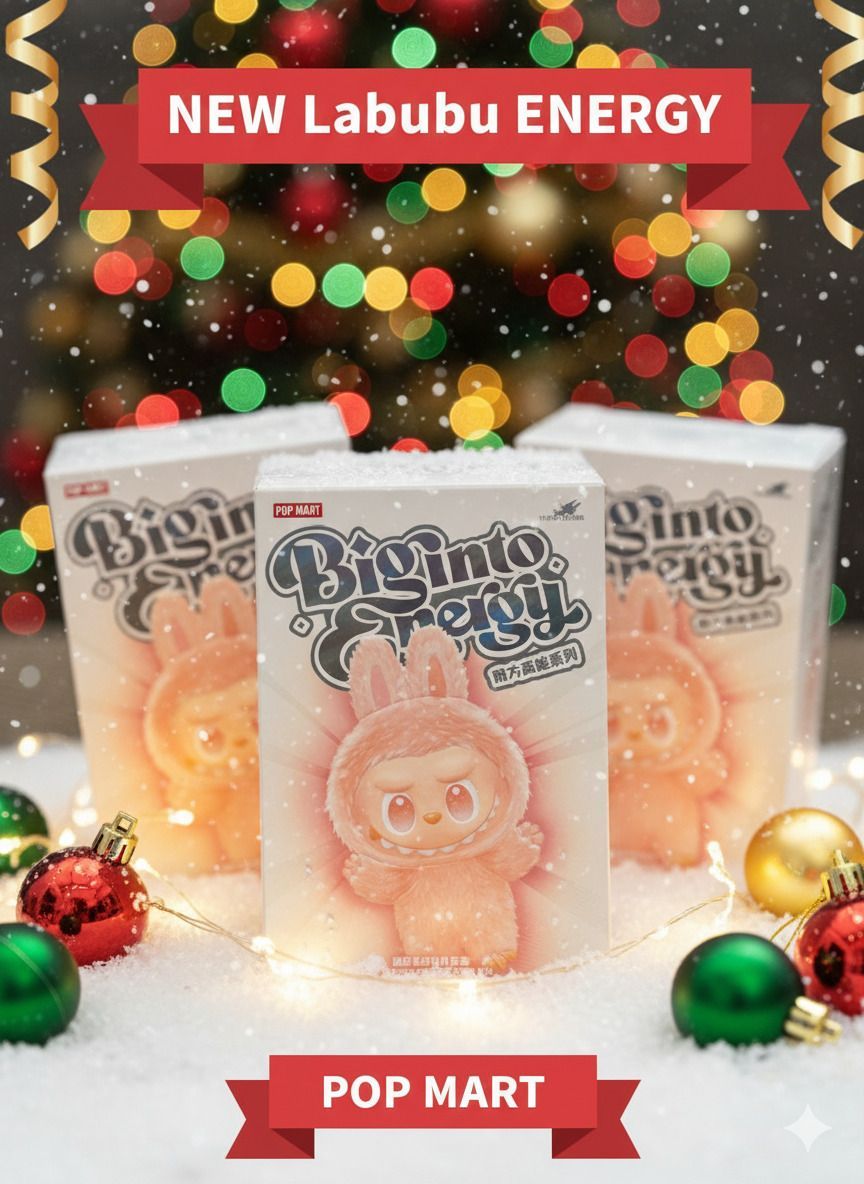 正規品・未開封】ラブブ LABUBU Big into Energy 3ピース ポップマート