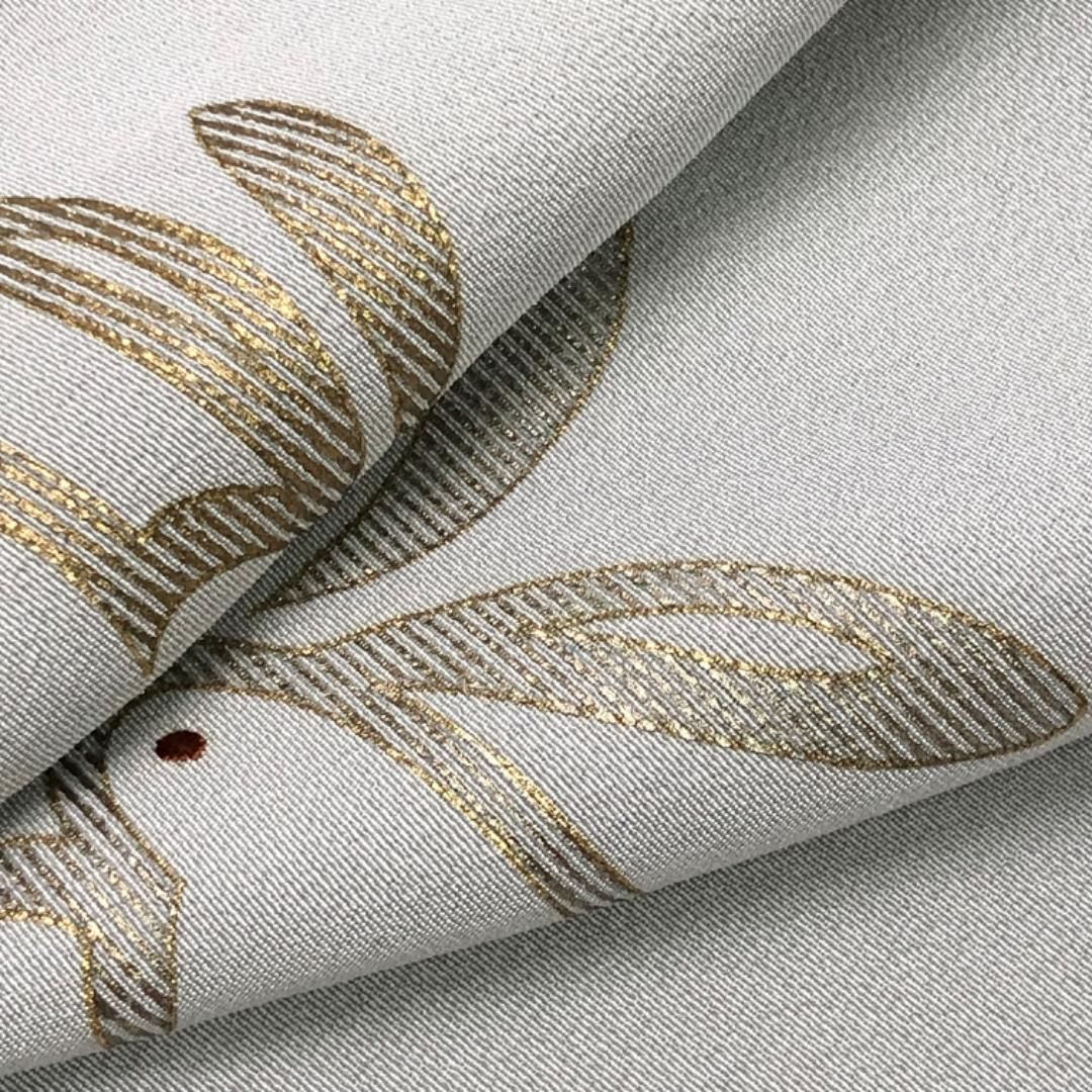 付下げ うさぎ柄 兎 金彩 白鼠色 K-5513 - メルカリ