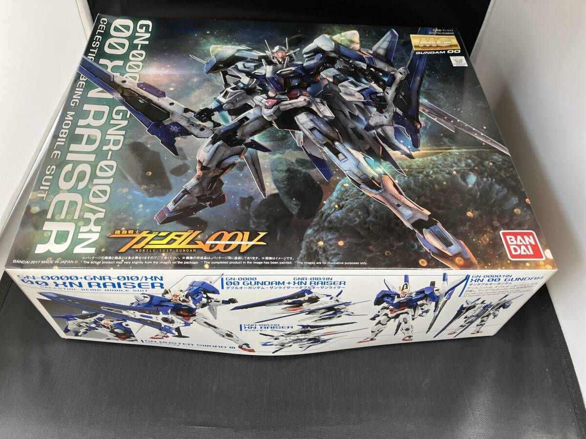 MG 1/100 ダブルオーザンライザー 箱裏汚れあり 箱傷み有り プラモデル