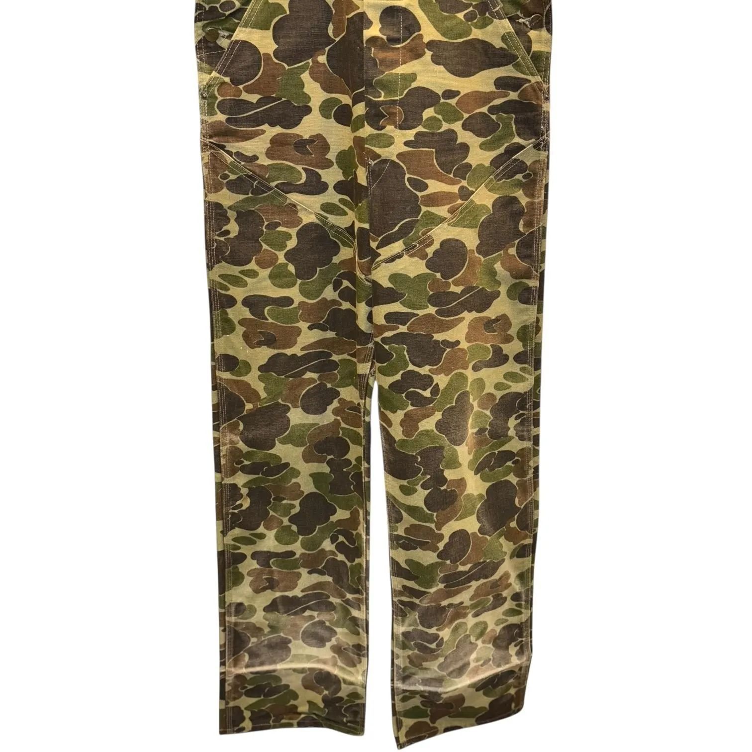 USA製 80s CARHARTT Duck Hunter Camo Overall W32 L34 カーハート