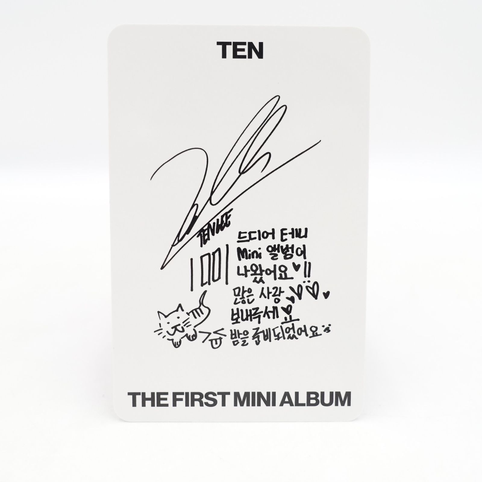 NCT WayV 威神V テン Light On ver. ソロアルバム トレカ フォト