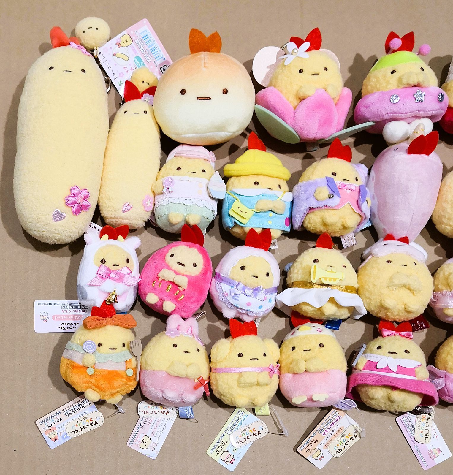 SG055 23体セット すみっコぐらし てのりぬいぐるみ えびふらいの