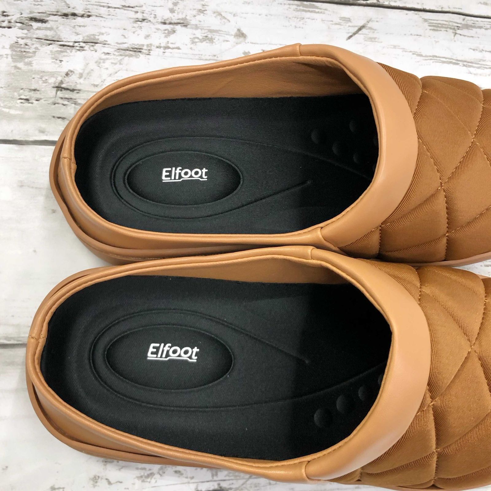 箱付き Elfoot エルフット スリム スリッポン シューズ XS