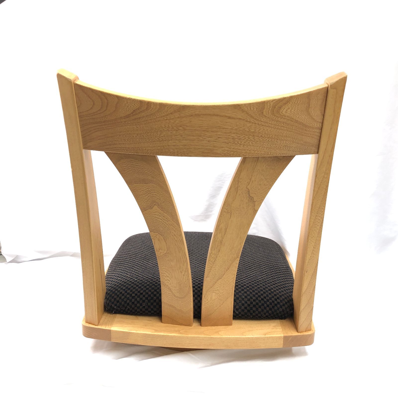 株式会社アサヒ 回転 座椅子 重厚 和室 天然木 アンティーク - メルカリ