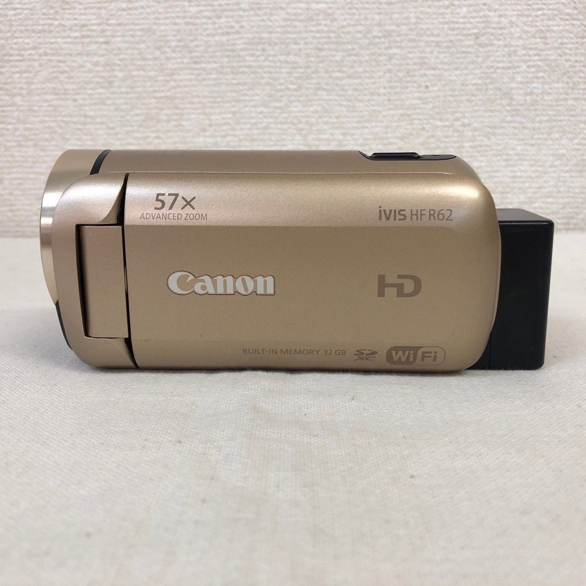 Canon キャノン ビデオカメラ iVIS HF R62 光学32倍ズーム ベージュ